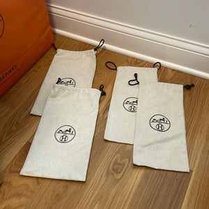 Hermes Shoe Dustbags for 2 Pairs